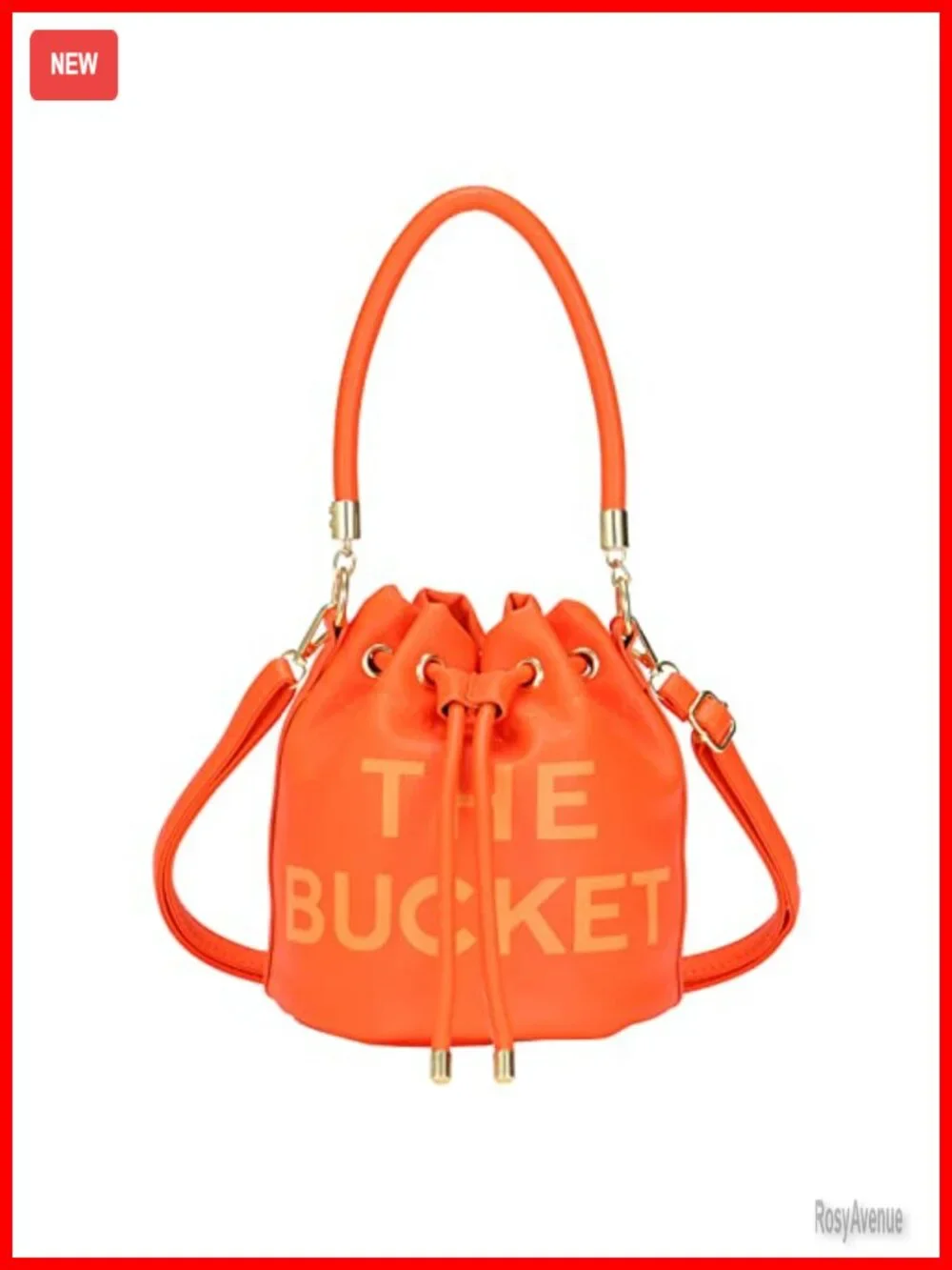 Mini Leather Bucket Bag Drawstring Crossbody Hobo Purse